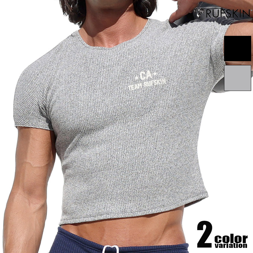 RUFSKIN/ラフスキン CARLSON へそ出し Tシャツ 半袖 メンズ ファッション トップス ホワイトデー RUFSKIN/ラフスキン CARLSON へそ出し Tシャツ 半袖 メンズ