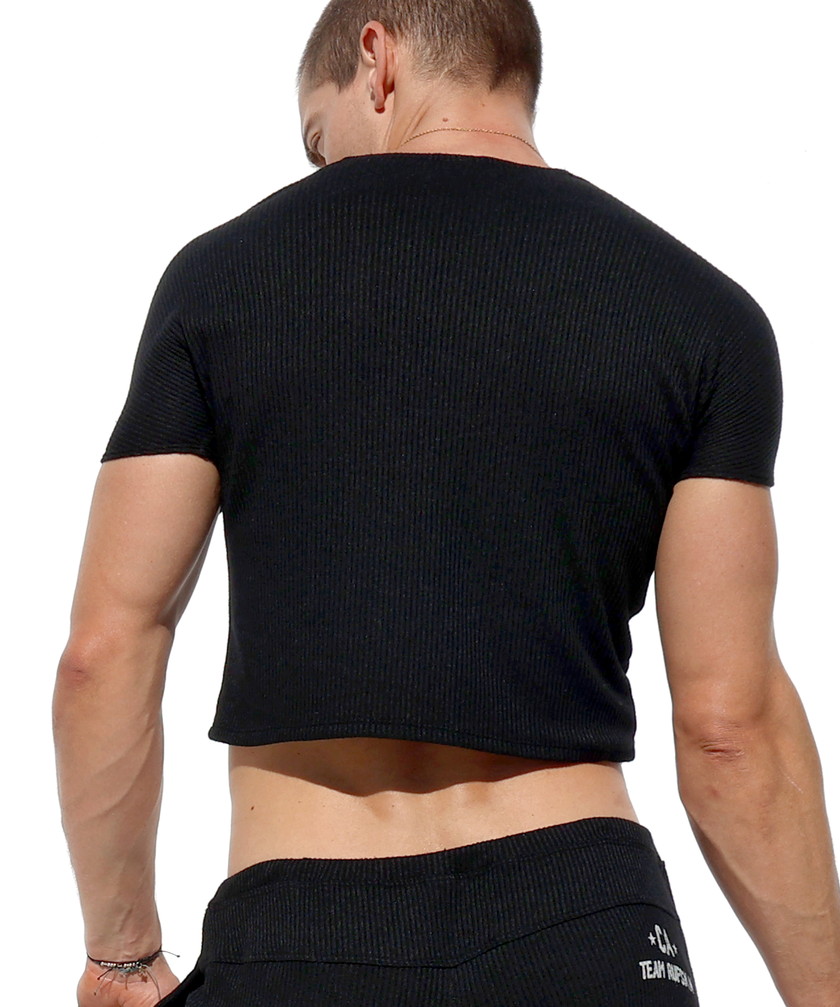 RUFSKIN/ラフスキン CARLSON へそ出し Tシャツ 半袖 メンズ