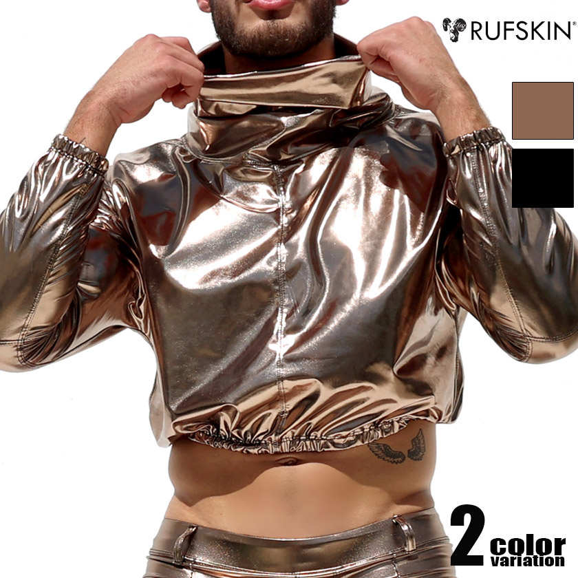 RUFSKIN/ラフスキン ORO メタリック 光沢 タートルネック トップス