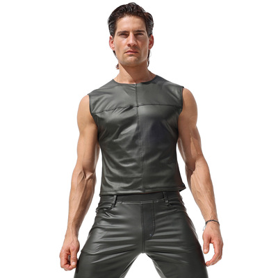 RUFSKIN/ラフスキン SYLVESTER フェイクレザー 袖なし ノースリーブ