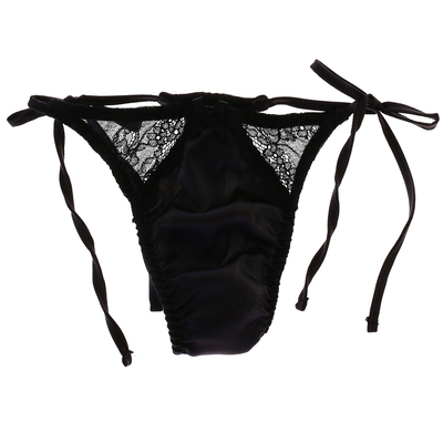 TM Collection UNISEX Satin x Lace cute TB メンズ Tバック 下着