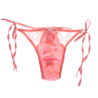 TM Collection UNISEX Satin x Lace cute TB メンズ Tバック 下着