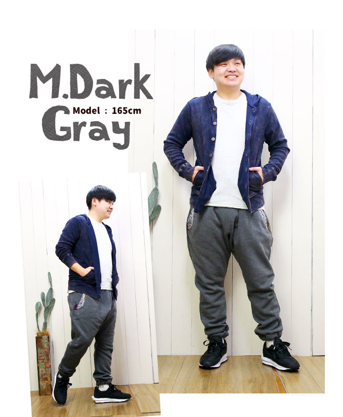 SPT サルエルパンツ パンツ メンズ ゲリポケット裏起毛