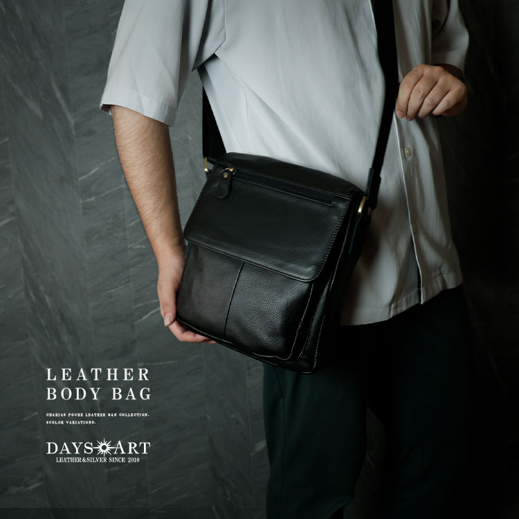 ショルダーバッグ メンズ レディース レザー 本革 A5 ビジネスバッグ