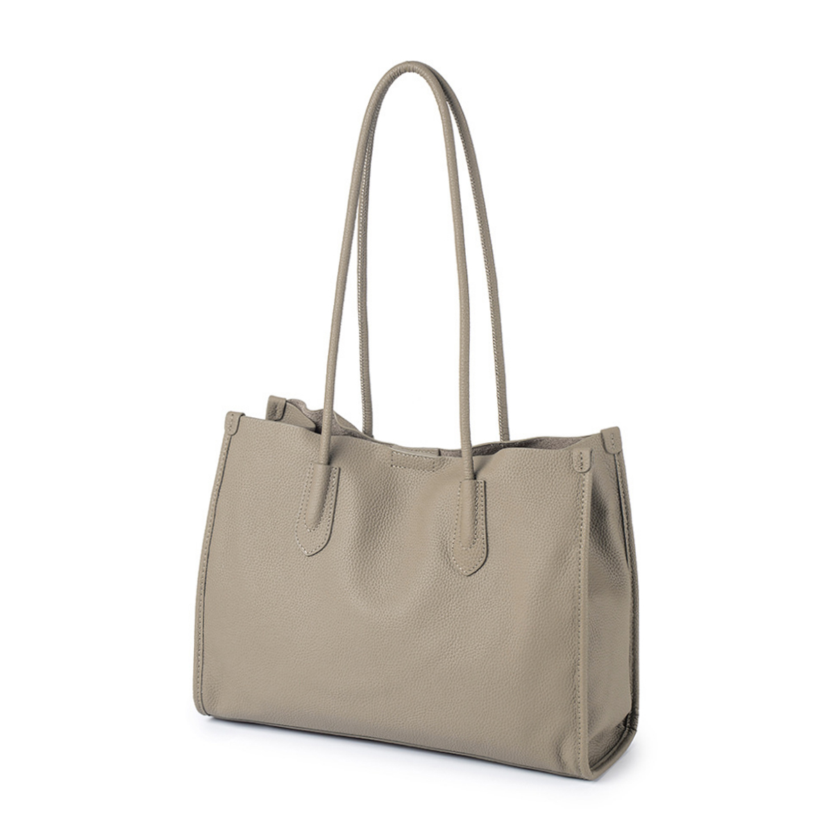 トートバッグ レディース レザー 本革 シュリンクレザー 仕切り