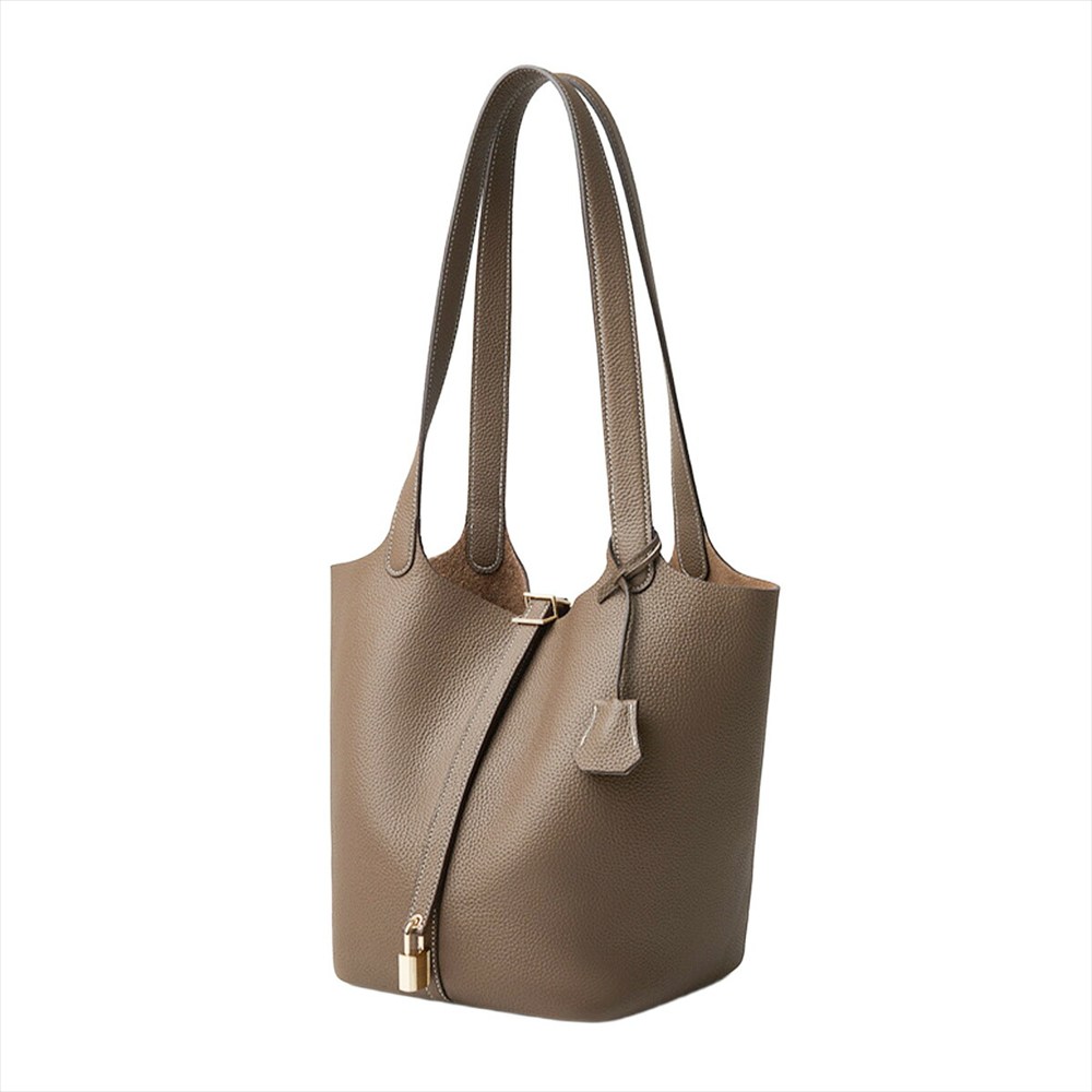 トートバッグ レディース 本革 通勤 通学 レザーバッグ キーロック 鍵