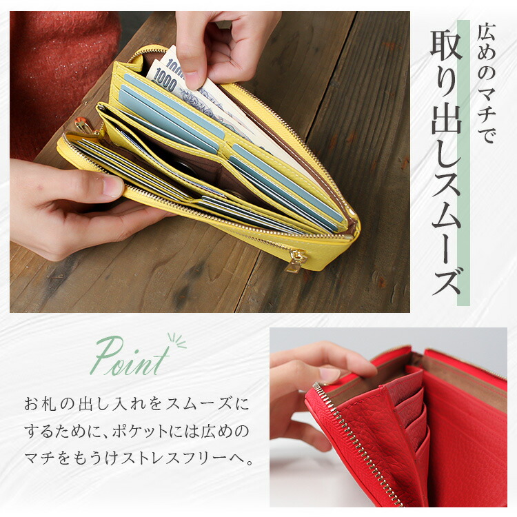 Amazon | [JAPAN FACTORY] メンズ 長財布 L字ファスナー 小さい