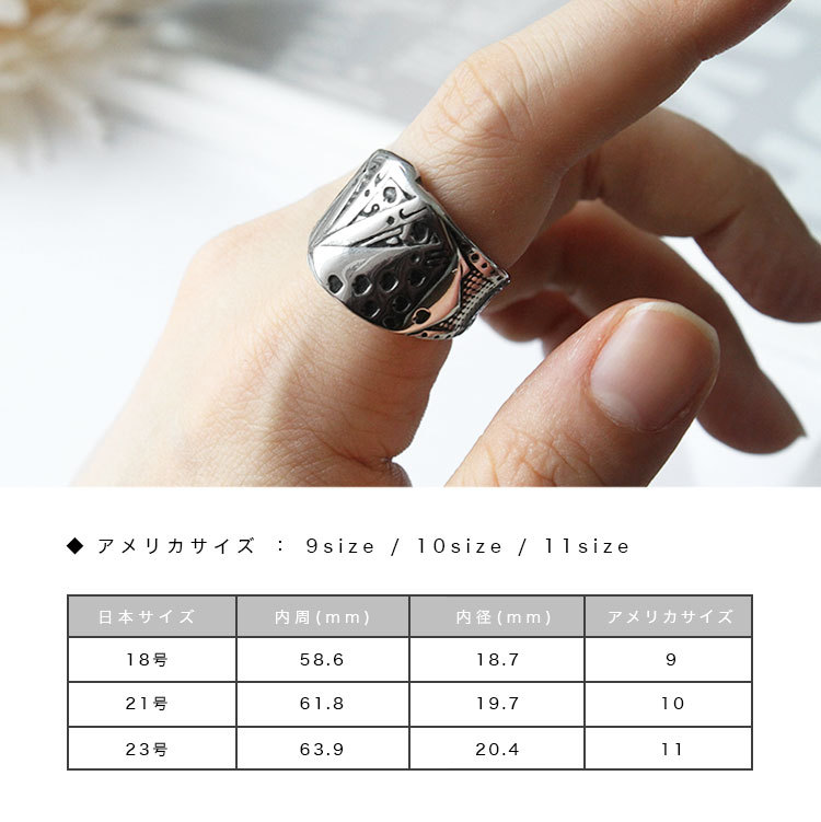 リング メンズ ステンレス サージカルステンレス 指輪 トランプ カード