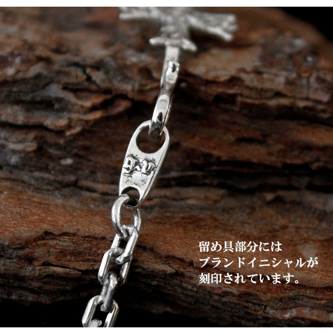 炎を纏ったクロス シルバー925ペンダントトップ 神秘的な