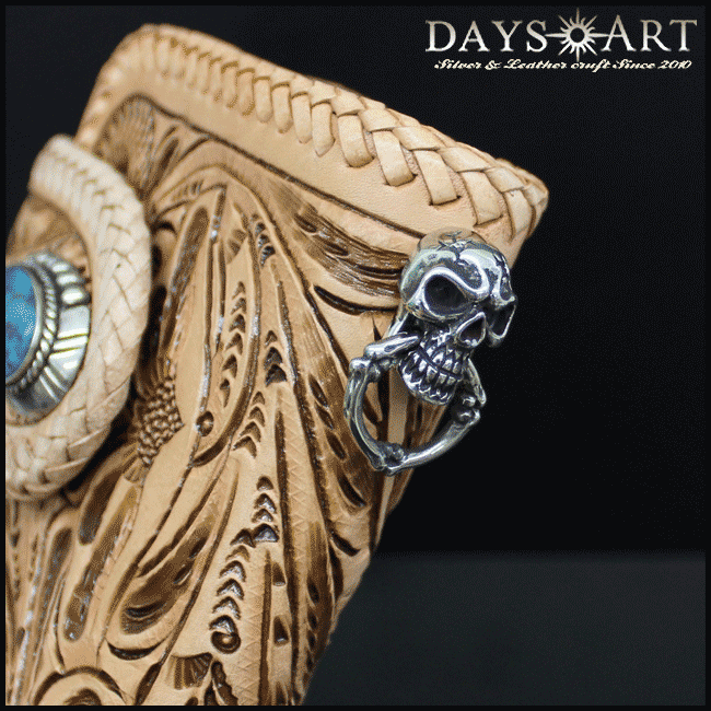 ウォレットチェーン シルバー925 ドロップハンドル ウォレットチェーン ドロップハンドル /ベル・シルバー925