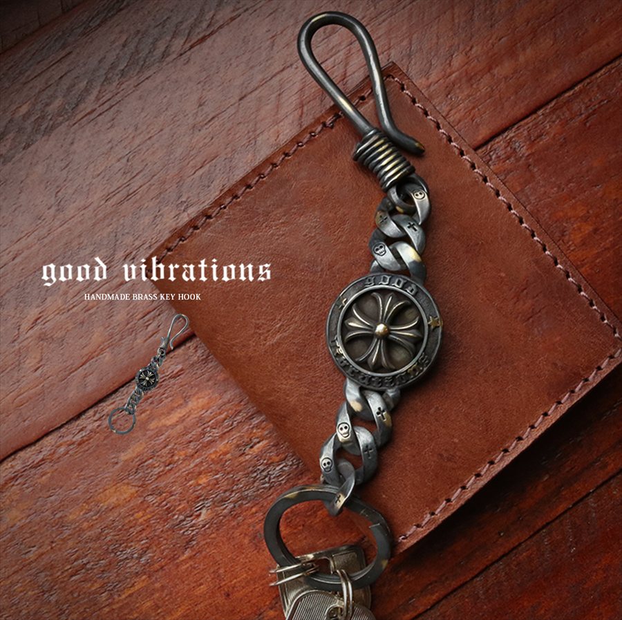good vibrations ベルトループ メンズ レディース キーホルダー