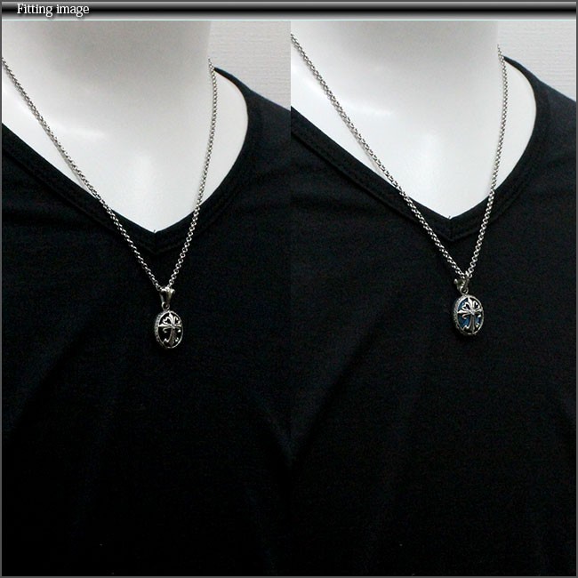 ネックレス シルバー925 メンズ レディース ペンダント チェーン付