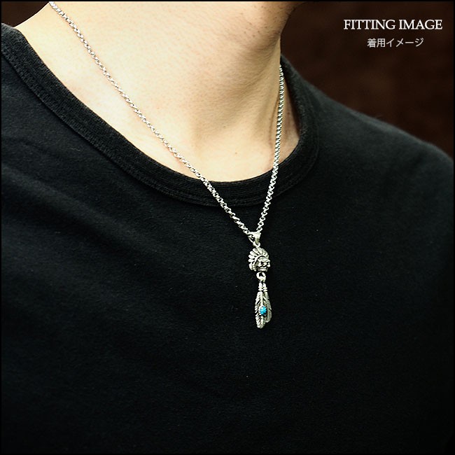 ネックレス シルバー925 メンズ レディース ペンダント チェーン付