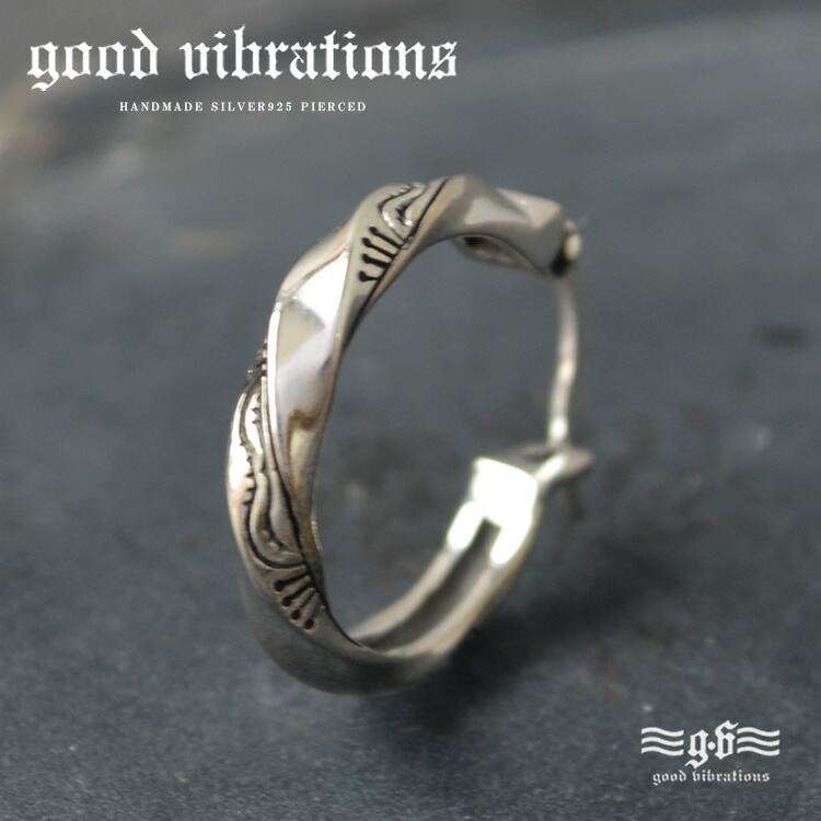 good vibrations ピアス シルバー925 アラベスク スパイラル