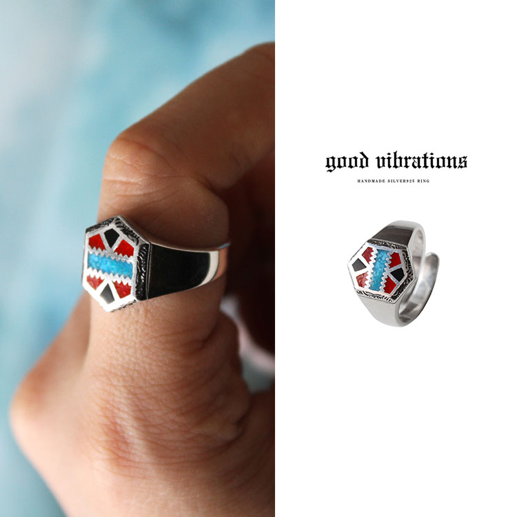 good vibrations リング シルバー925 指輪 メンズ レディース 天然石