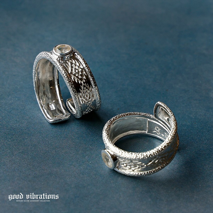 リング メンズ 指輪 シルバー925 天然石 ストーン 水晶 レディース