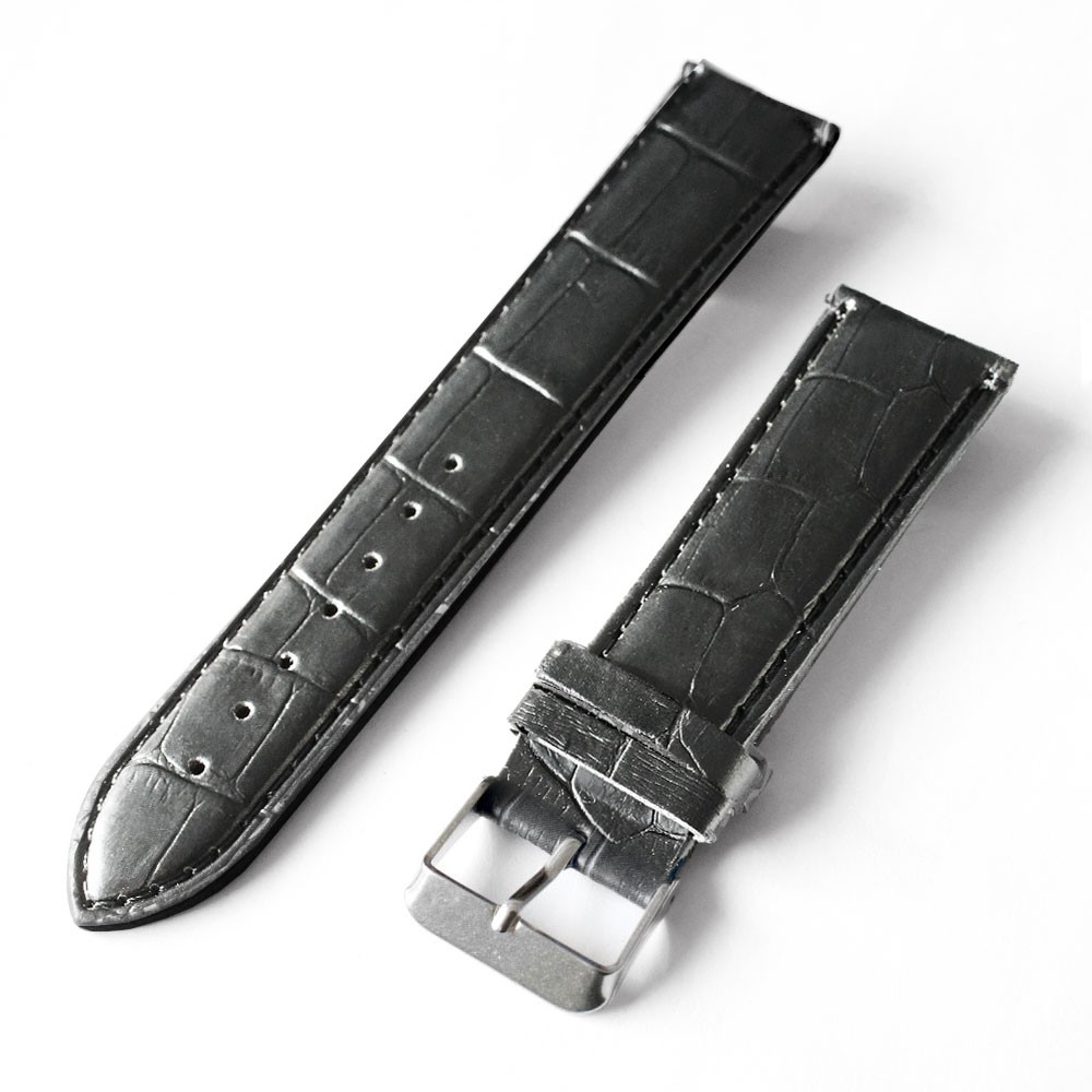 腕時計ベルト 替えベルト 幅22mm クロコダイル型押しベルト PUレザーベルト 時計用ベルト ベルトのみ｜asianarts｜02