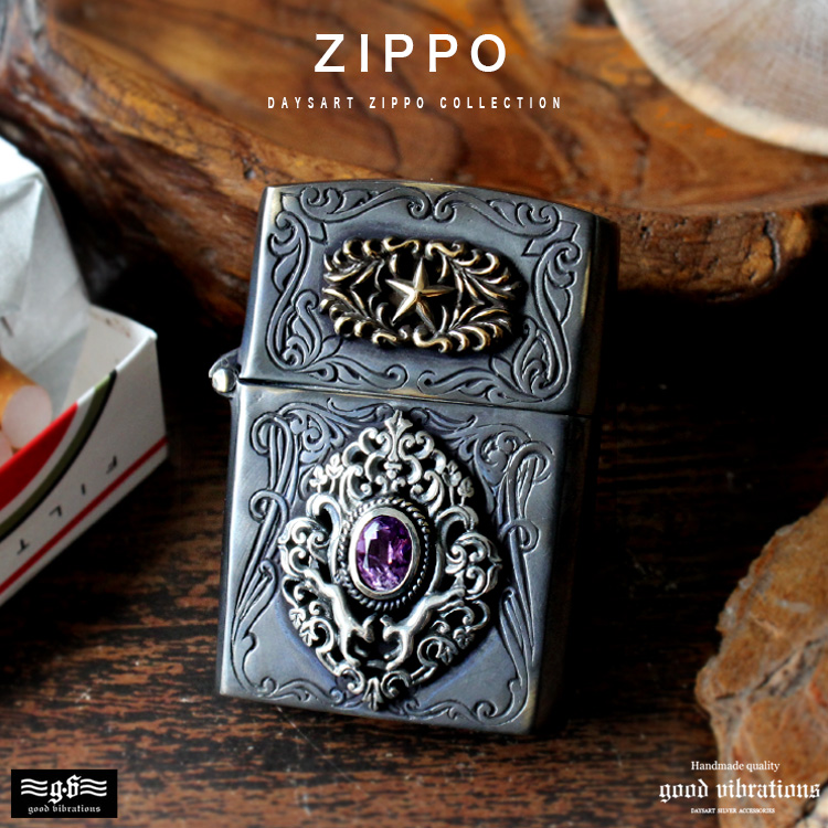 アンティーク　オイルライター ZIPPO ライター オイルライター ブラス アーマージッポー マリア