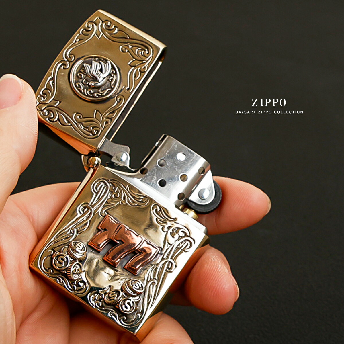 good vibrations Zippo ジッポ オイルライター 777 ラッキーナンバー