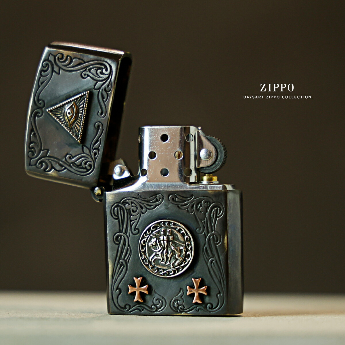 good vibrations Zippo ジッポライター プロビデンスの目 テンプル騎士
