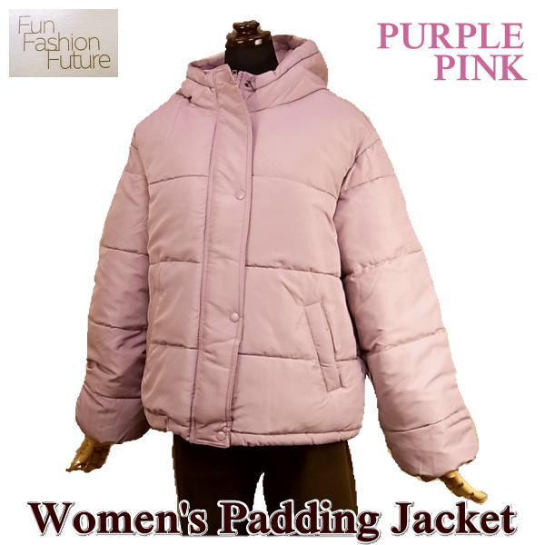 ダウンジャケット レディース フード付き 冬用 冬物 ジャンパー 中綿