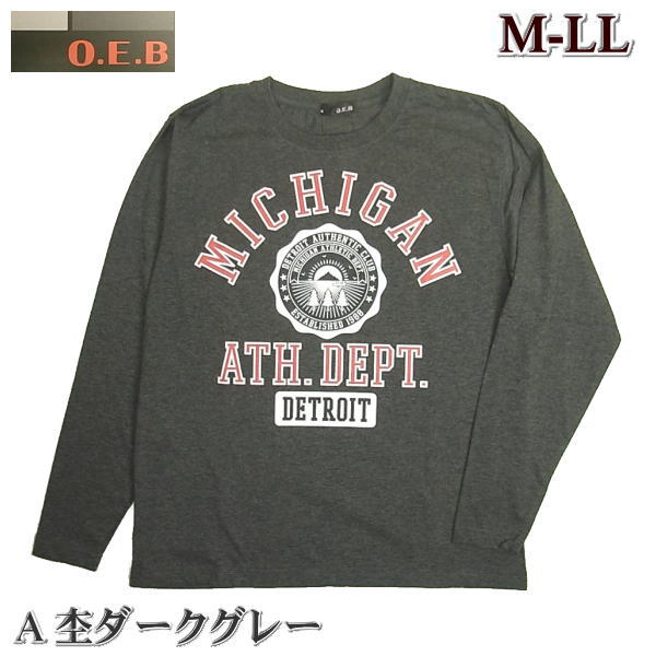 Ｔシャツ 長袖 メンズ アメカジ カレッジプリント 綿混 M L LL XL ロンT 長袖Ｔシャツ カットソー : 2110669 :  アジアンアジアン Yahoo!店 - 通販 - Yahoo!ショッピング