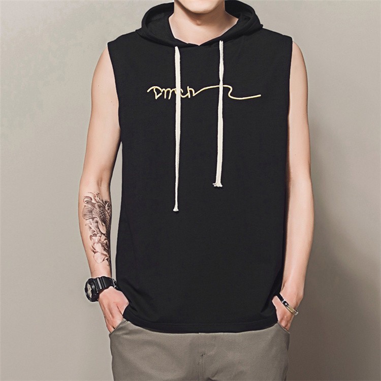 ベスト メンズ 夏服 プルオーバーベスト ジレ メンズトップス フード付きベスト 部屋着 オシャレ 英文字 新作 Abz Harvest Shop 通販 Yahoo ショッピング