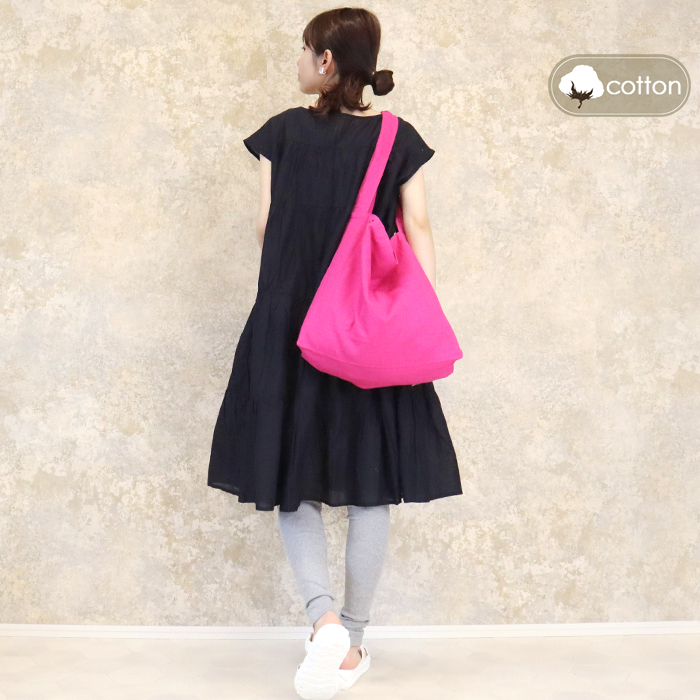 ワンハンドル ショルダーバッグ エコバッグ トートバッグ 肩掛け 斜め