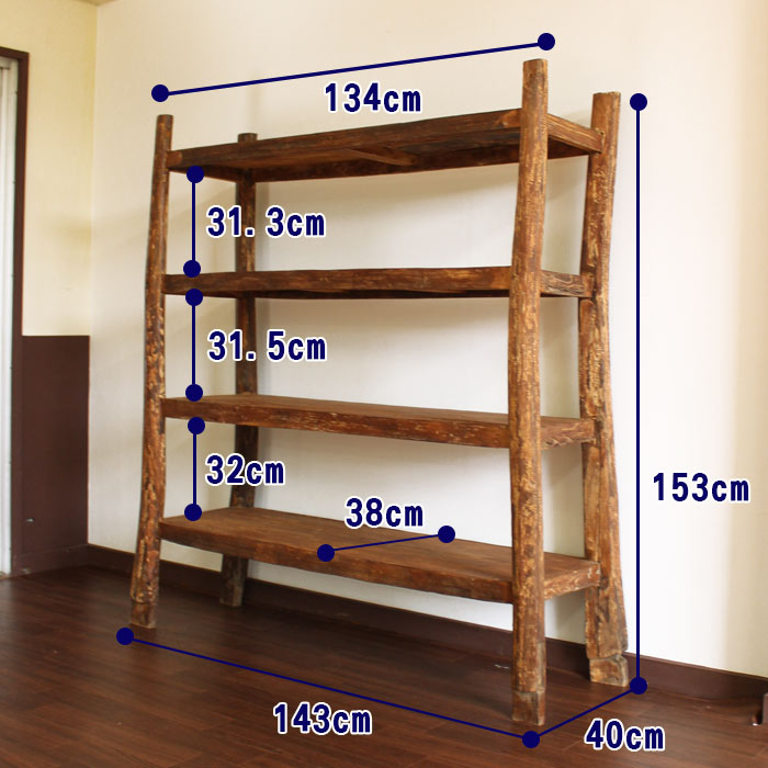 チーク古材 ラック 棚 木製 キャビネット チーク 古木 古材 fur-0444-a アジアン家具 : fur-0444-a :  アジアンランプ,バリ家具,バリ雑貨 MANJA - 通販 - Yahoo!ショッピング