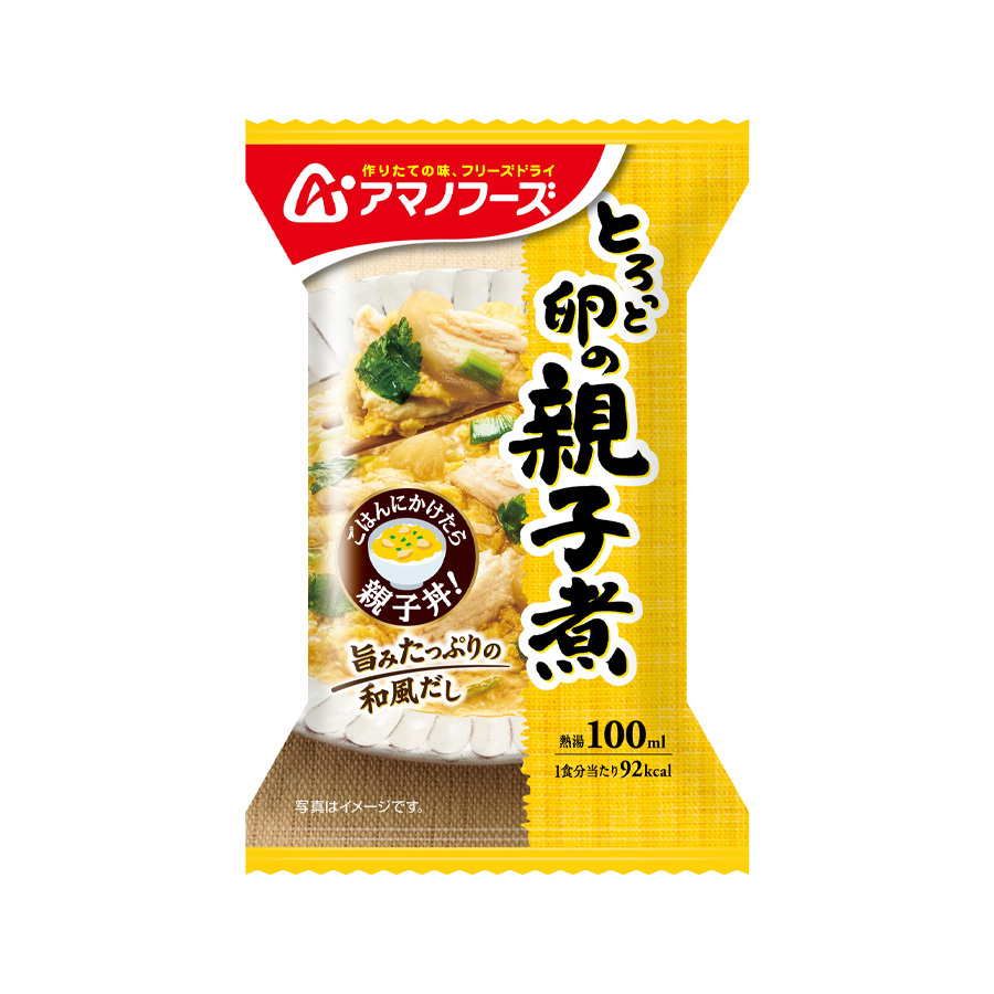 アマノフーズ フリーズドライ とろっと卵の親子煮 22.5ｇ 非常食 丼