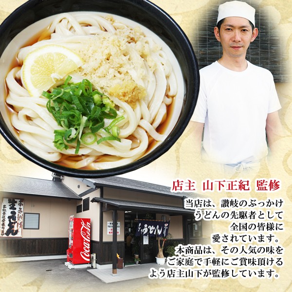 讃岐うどん 山下のぶっかけうどん 2食入（半生麺