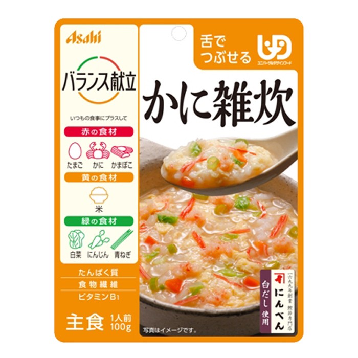 介護食 バランス献立 かに雑炊100g 舌でつぶせる （区分3） : t34f188403 : 自然派ストア Sakura - 通販 -  Yahoo!ショッピング