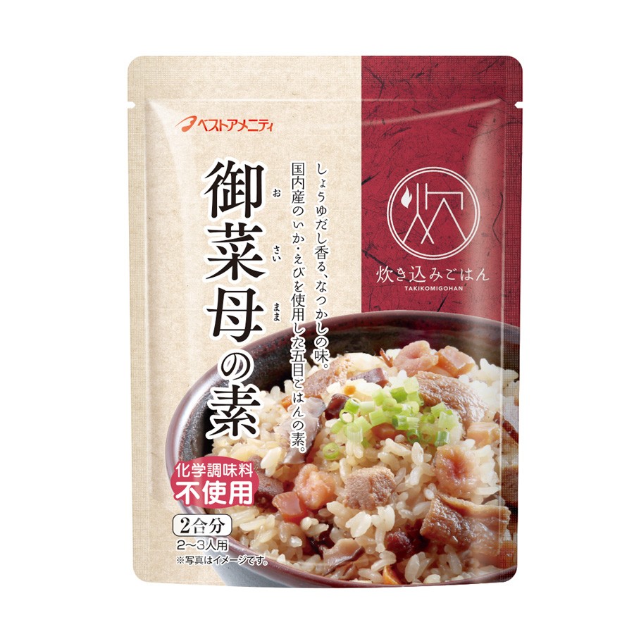 炊き込みご飯の素 九州産 御菜母の素150g 五目ごはんの素 化学調味料 添加物不使用国産 ギフト 贈り物 ベストアメニティ T56r312 自然派ストア Sakura 通販 Yahoo ショッピング