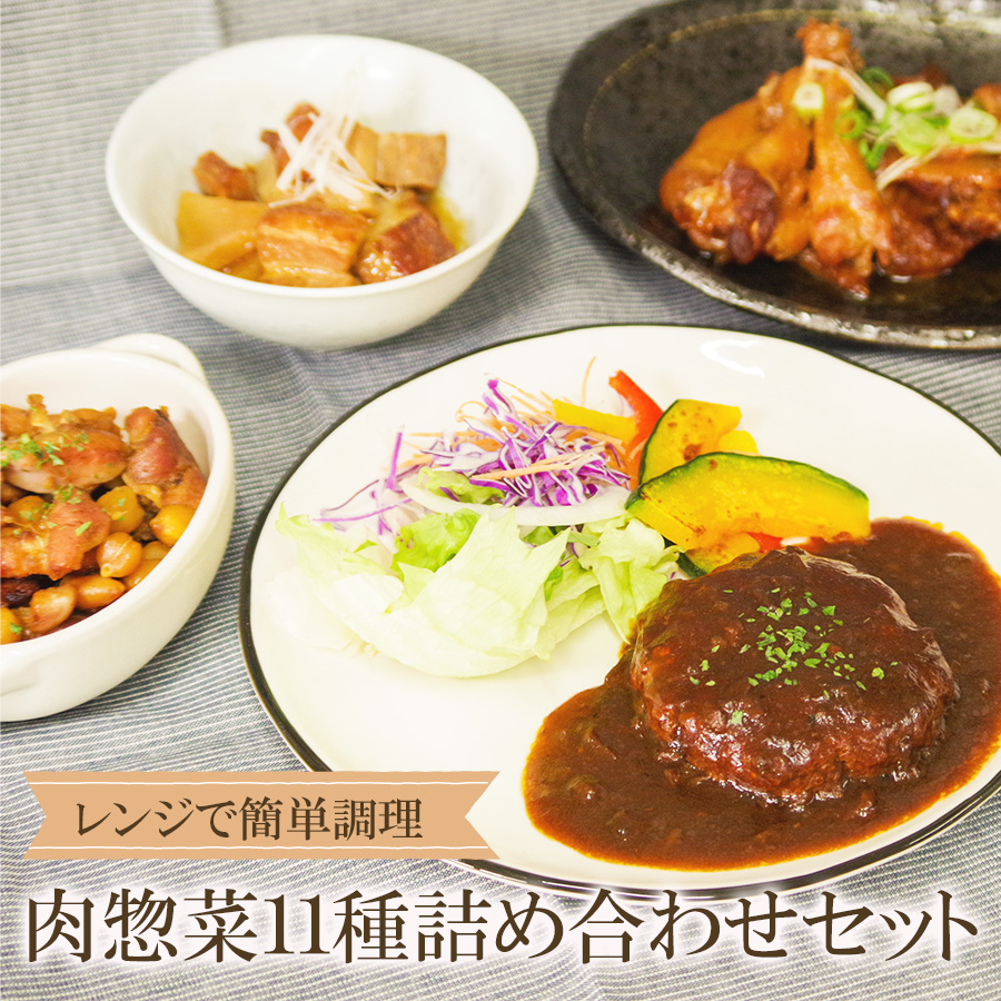 レトルト 肉系おかず11種詰め合わせセット