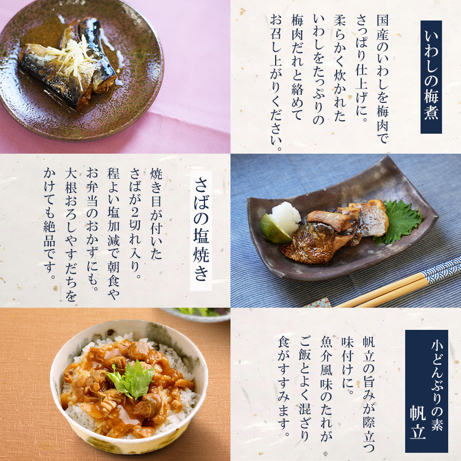 惣菜 魚のおかず詰め合わせ9種セット 常温保存