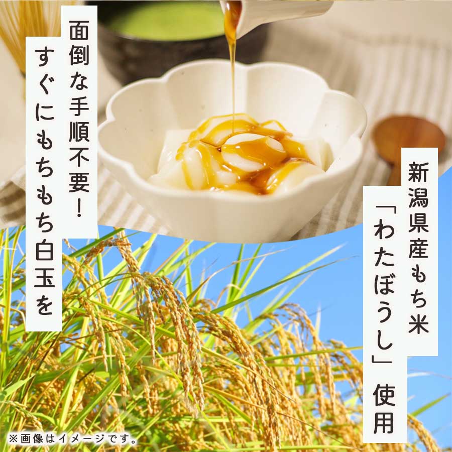 越後しらたま本舗 みたらし団子 2食入り 国産もち米