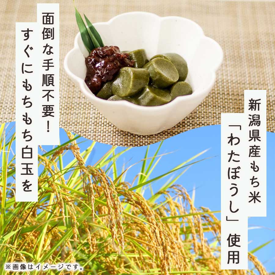 越後しらたま本舗 笹だんご 2食入り 国産もち米