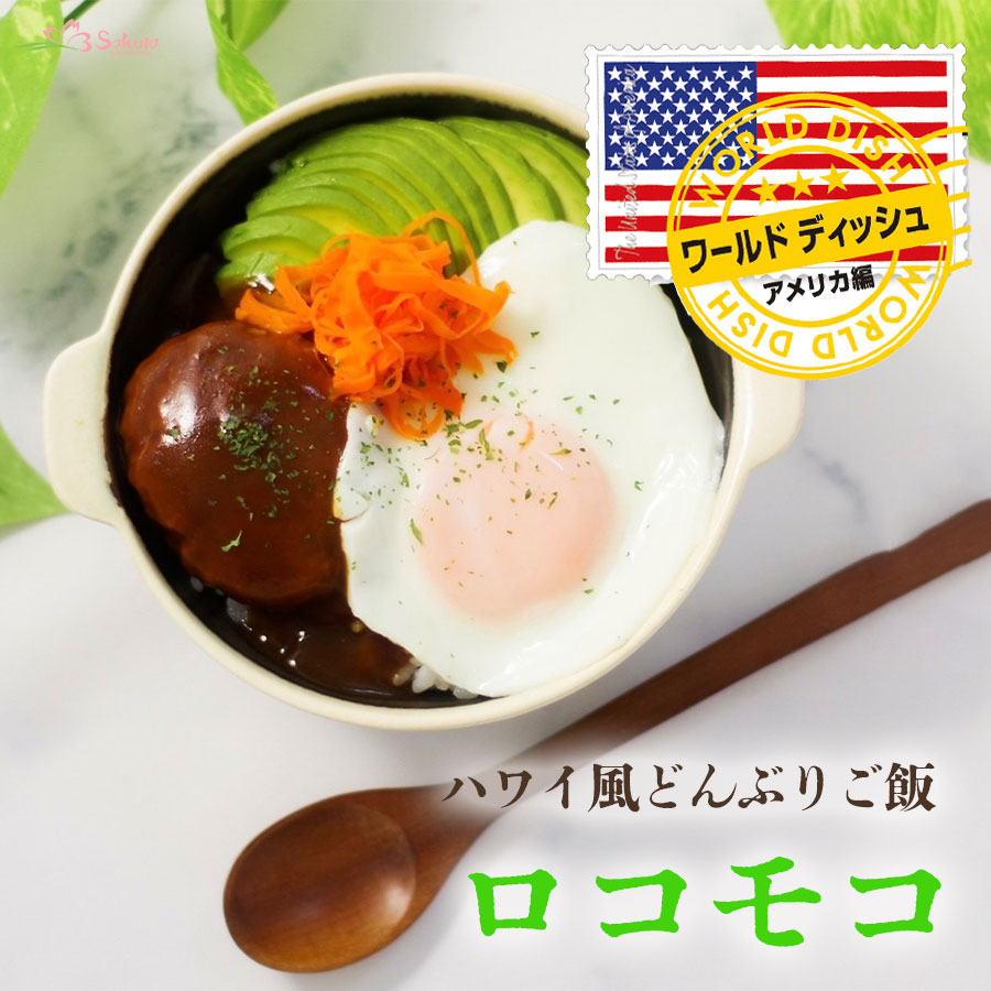 ワールドディッシュ ハワイ風どんぶりご飯 ロコモコ