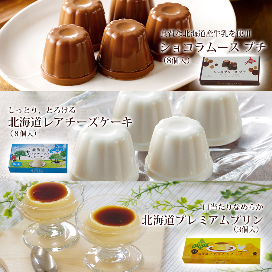 北海道 スイーツ 5種類詰め合わせセット ギフト 北辰フーズ