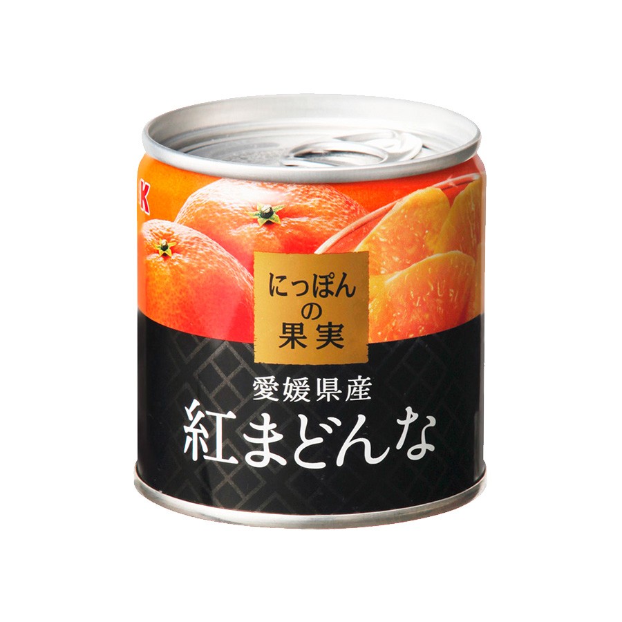 缶詰め にっぽんの果実 愛媛県産 紅まどんな 185g(2号缶) フルーツ 国産 白ざら糖 3年保存 長期保存 保存食 ギフト プレゼント