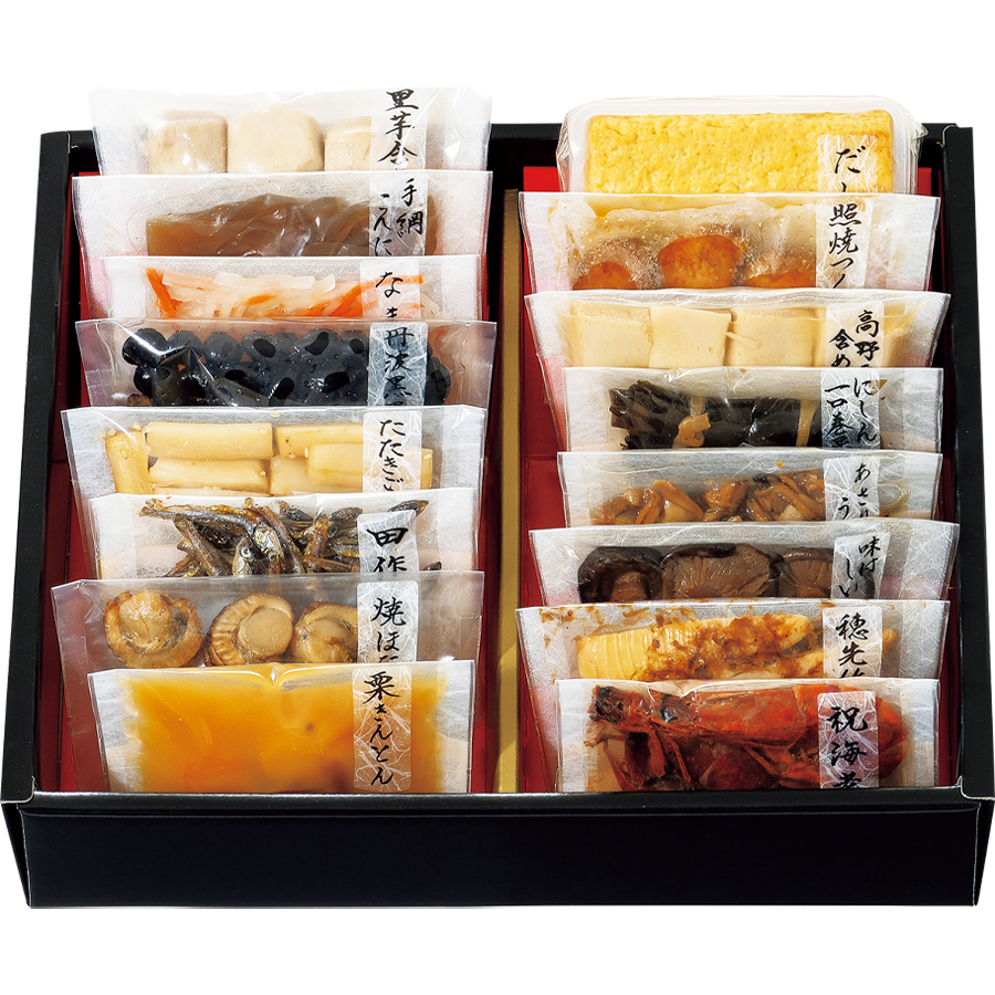 常温おせち 惣菜 セット 紅梅 約2〜3人前 カモ井 16品 常温保存 2026年 お歳暮 御年賀 お正月 個包装 個食 パック 煮物 お節 和風 おかず 重箱なし ギフト 福袋