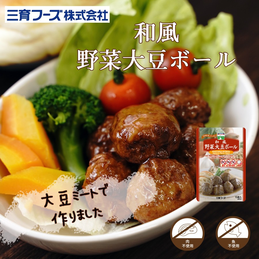 レトルト 惣菜 和風 野菜大豆ボール 100g