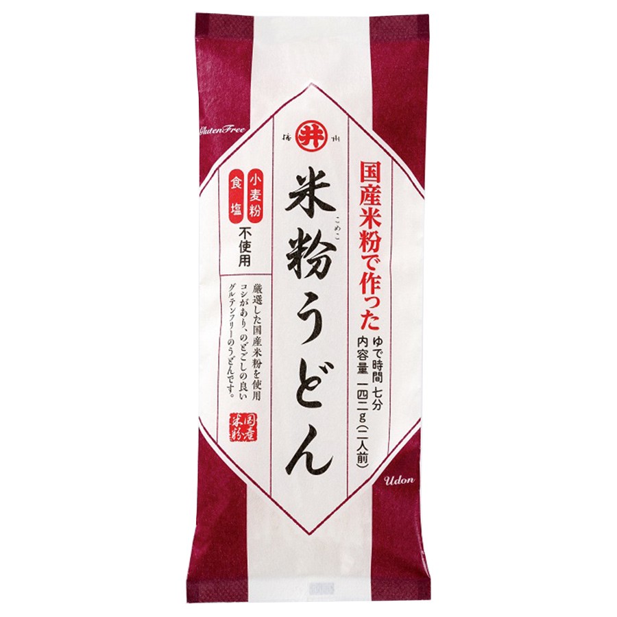 東亜食品 グルテンフリー 国産米粉 米粉うどん 142g（2人前）