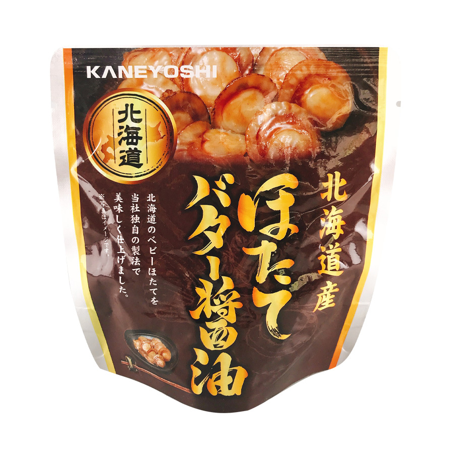 北海道産 ほたてのバター醤油 65g 常温保存 長期保存 防災 災害対策 簡単調理 ストック グルメ レトルト 常温 惣菜 おかず 海鮮 常温惣菜  贈り物 ギフト プレゼント 景品 父の日 母の日 お中元 お歳暮 お年賀 兼由
