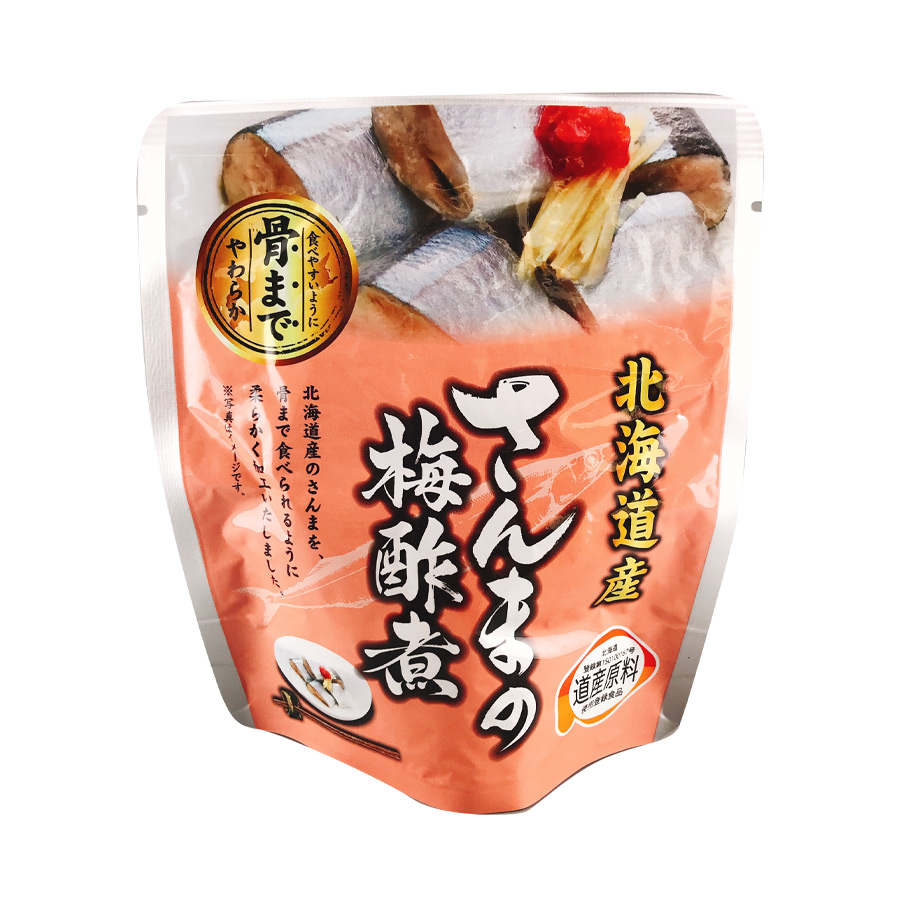北海道産 さんまの梅酢煮 常温保存 長期保存 防災 災害対策 簡単調理 ストック グルメ レトルト 常温 惣菜 おかず 常温惣菜 秋刀魚 梅 酢 贈り物 ギフト プレゼント 景品 父の日 母の日 お中元 お歳暮 お年賀 兼由