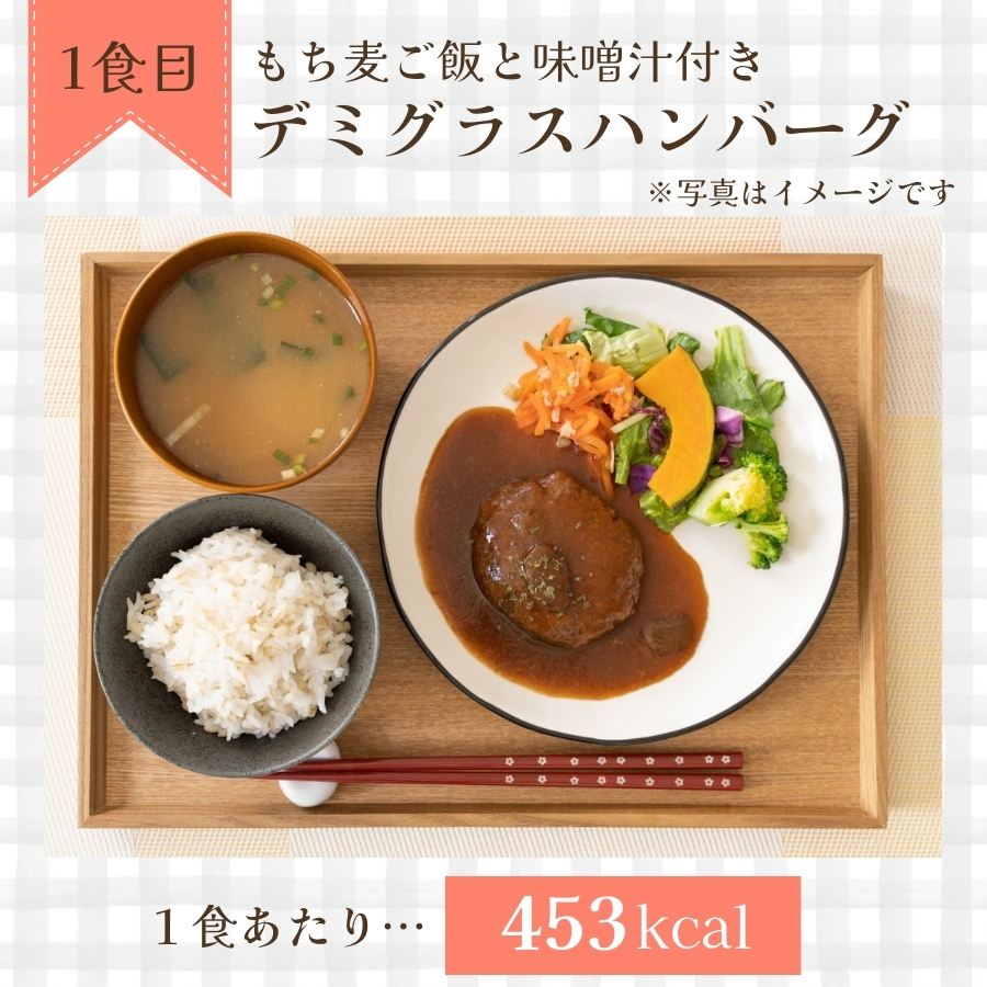 レンジで作るおかず・ご飯・味噌汁 7 食セット