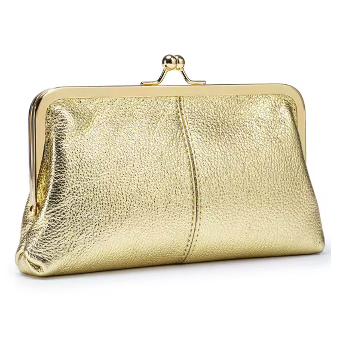 がま口長財布 本革 ゴールド シルバー 金運 レディース がまぐち財布 がまぐち 小銭 長財布 軽い レザー 大容量 カード お札 サイフ かわいい おしゃれ |  | 08