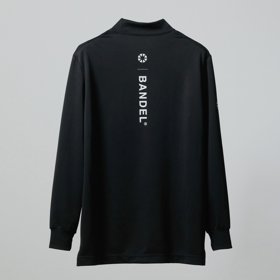 BANDEL GOLF ブラックモックネック BANDEL バンデル ゴルフ BASIC Long sleeve MOCK T SHIRTS MENS