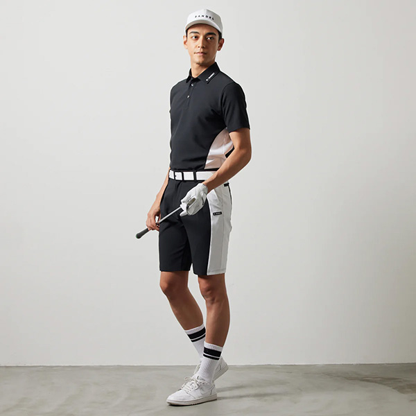 BANDEL GOLF サイドパネル ハーフパンツ Mサイズ BANDEL（バンデル） SIDE PANEL SWITCH HALF PANTS ゴルフウェア