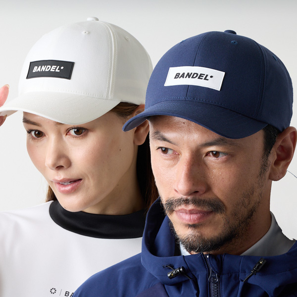 BANDEL（バンデル） ゴルフ キャップ ITALIC SILICON LOGO CAP WHITE